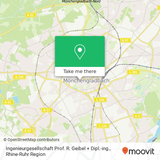 Ingenieurgesellschaft Prof. R. Geibel + Dipl.-ing. map