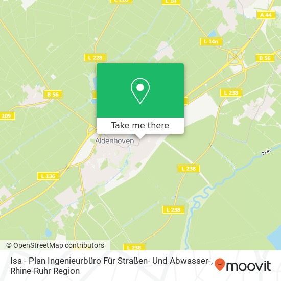 Isa - Plan Ingenieurbüro Für Straßen- Und Abwasser- map