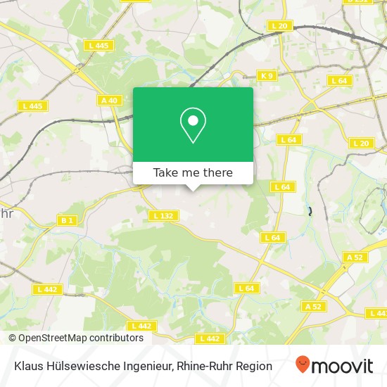 Klaus Hülsewiesche Ingenieur map