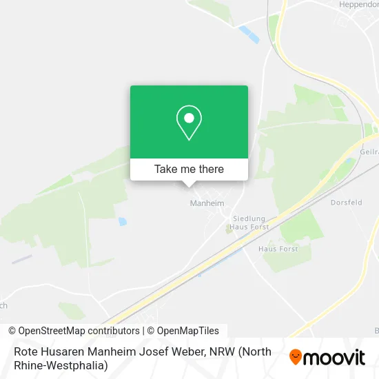 Rote Husaren Manheim Josef Weber map