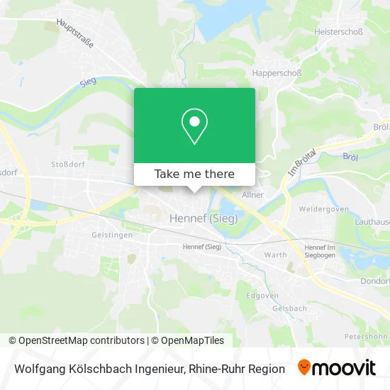 Карта Wolfgang Kölschbach Ingenieur