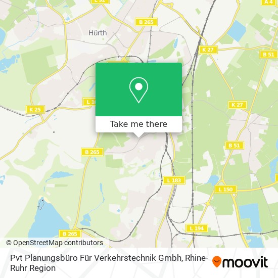 Pvt Planungsbüro Für Verkehrstechnik Gmbh map