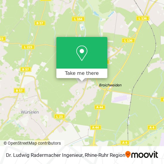 Dr. Ludwig Radermacher Ingenieur map