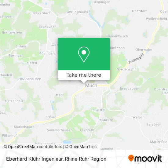 Eberhard Klühr Ingenieur map