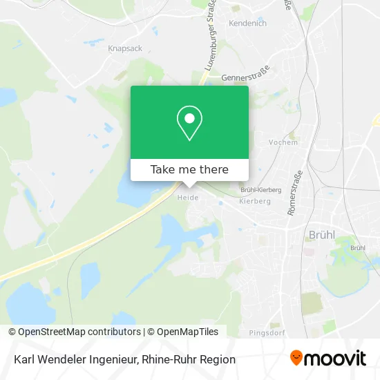 Карта Karl Wendeler Ingenieur