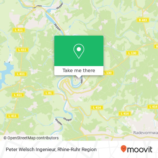 Peter Welsch Ingenieur map