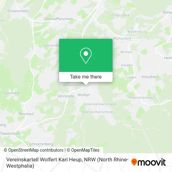 Карта Vereinskartell Wolfert Karl Heup