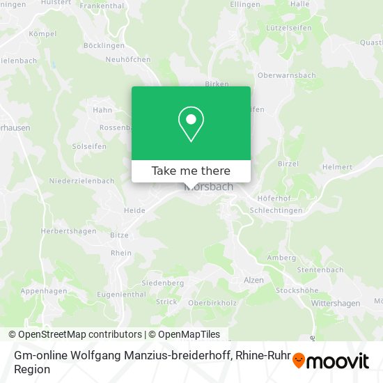 Gm-online Wolfgang Manzius-breiderhoff map