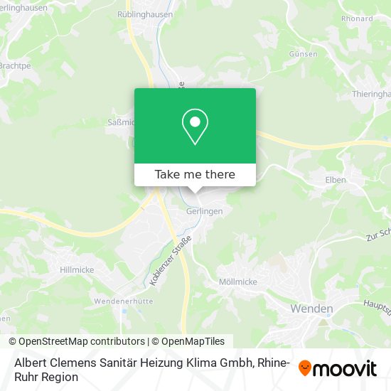 Albert Clemens Sanitär Heizung Klima Gmbh map