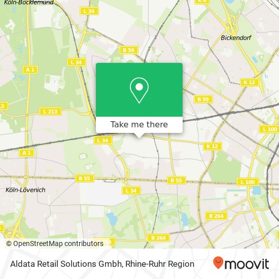 Aldata Retail Solutions Gmbh map