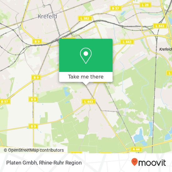 Platen Gmbh map