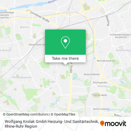 Карта Wolfgang Krolak Gmbh Heizung- Und Sanitärtechnik