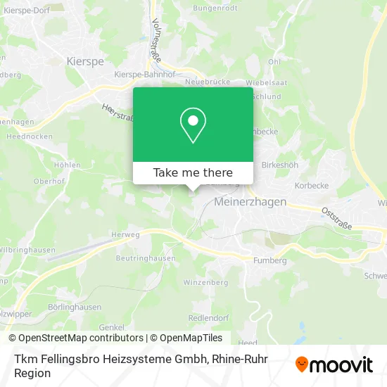 Карта Tkm Fellingsbro Heizsysteme Gmbh