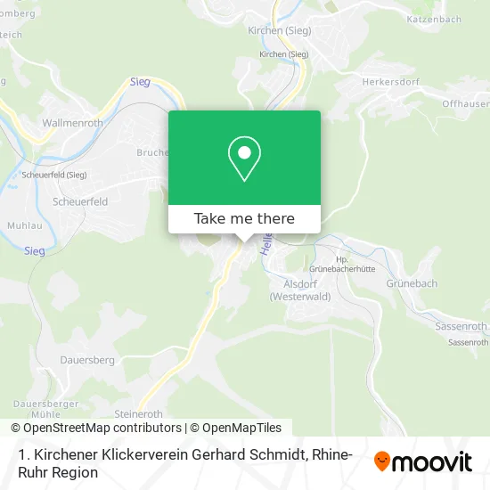 Карта 1. Kirchener Klickerverein Gerhard Schmidt