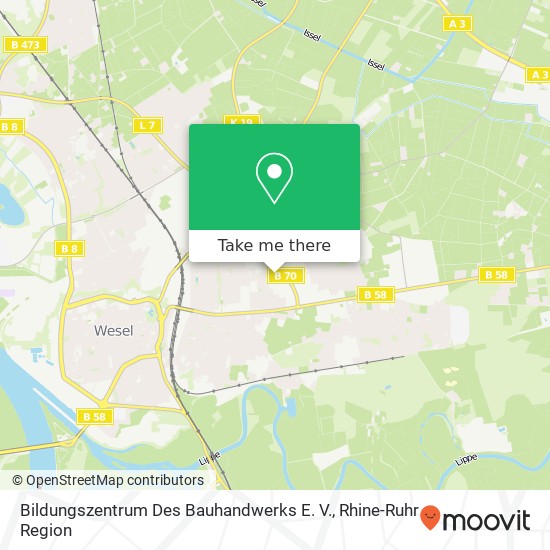 Bildungszentrum Des Bauhandwerks E. V. map