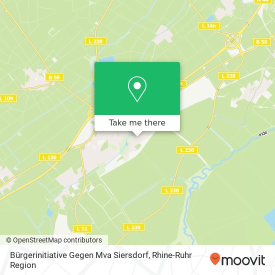 Bürgerinitiative Gegen Mva Siersdorf map