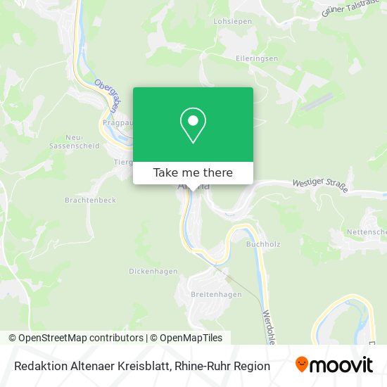 Redaktion Altenaer Kreisblatt map