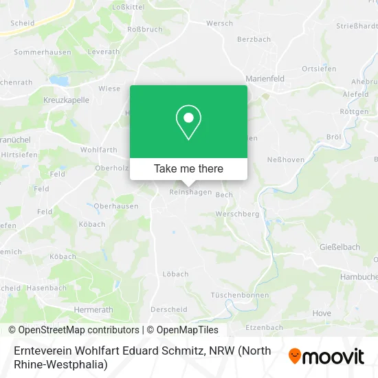 Карта Ernteverein Wohlfart Eduard Schmitz