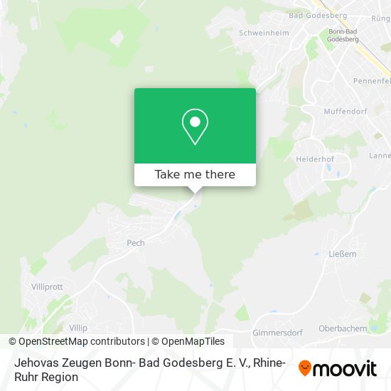 Jehovas Zeugen Bonn- Bad Godesberg E. V. map