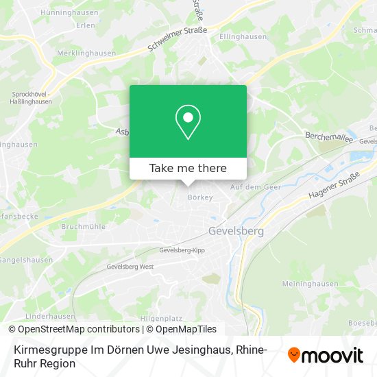 Карта Kirmesgruppe Im Dörnen Uwe Jesinghaus