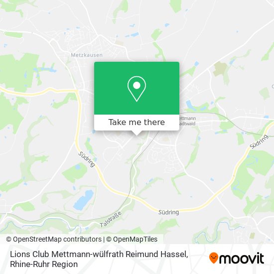 Lions Club Mettmann-wülfrath Reimund Hassel map