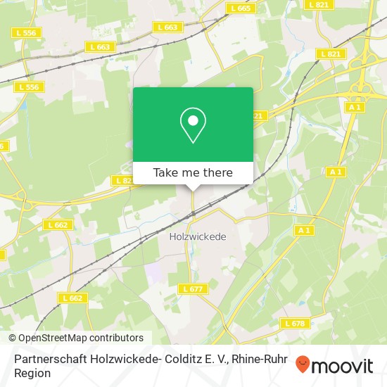 Partnerschaft Holzwickede- Colditz E. V. map
