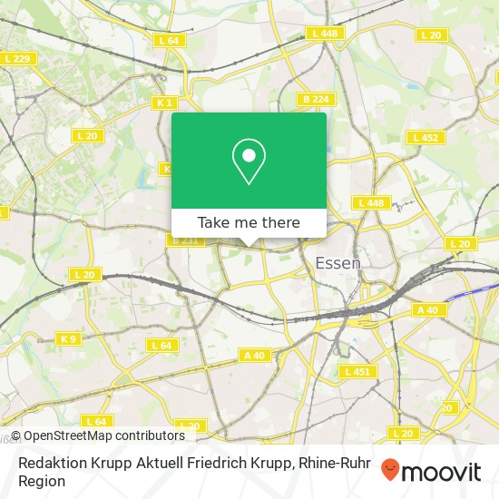 Redaktion Krupp Aktuell Friedrich Krupp map