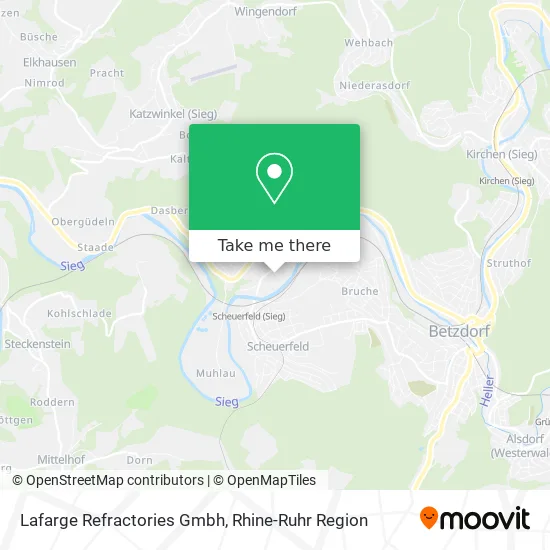 Lafarge Refractories Gmbh map