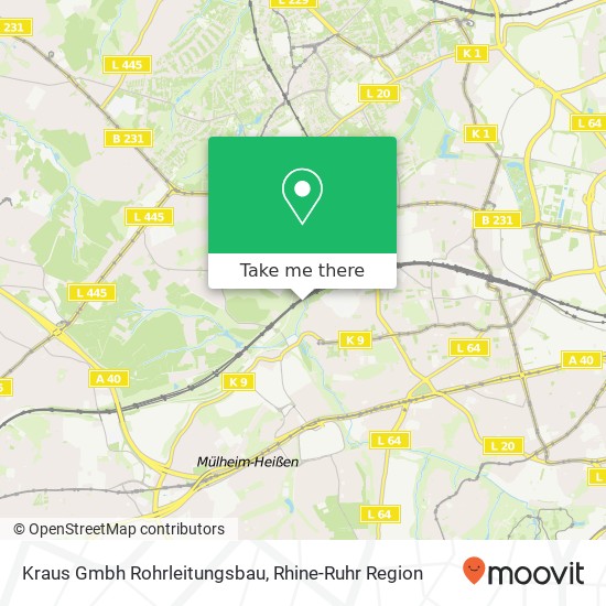 Kraus Gmbh Rohrleitungsbau map