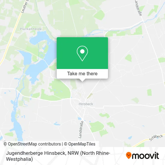 Jugendherberge Hinsbeck map