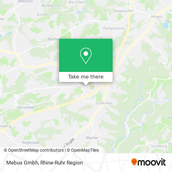 Mebus Gmbh map