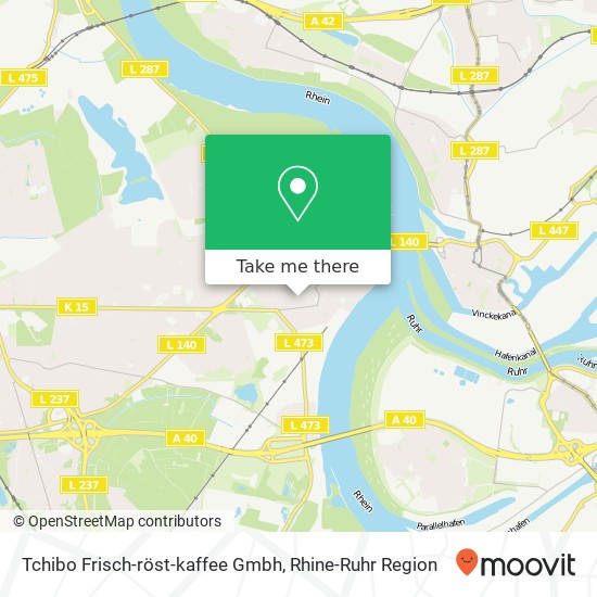 Tchibo Frisch-röst-kaffee Gmbh map