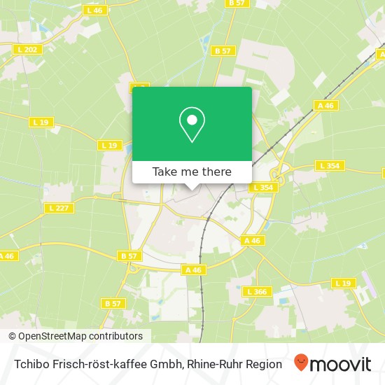 Tchibo Frisch-röst-kaffee Gmbh map