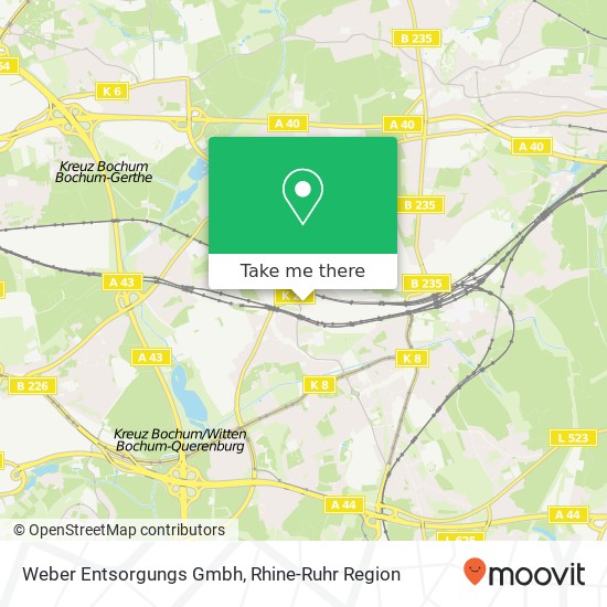 Weber Entsorgungs Gmbh map