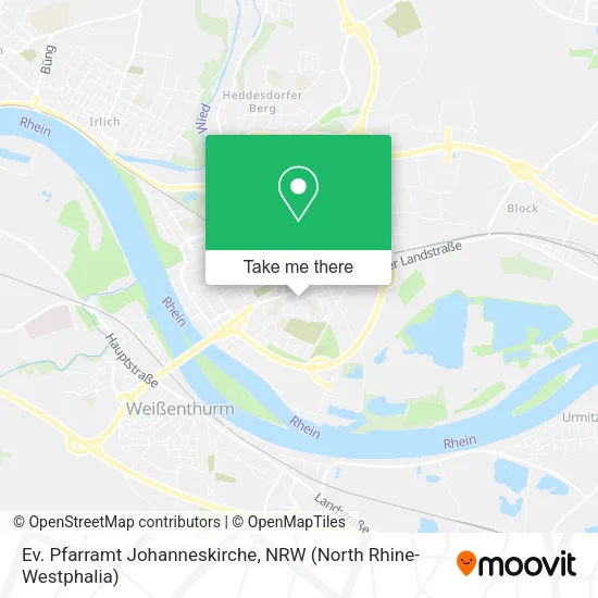 Карта Ev. Pfarramt Johanneskirche