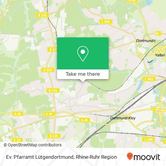 Карта Ev. Pfarramt Lütgendortmund