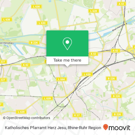 Katholisches Pfarramt Herz Jesu map