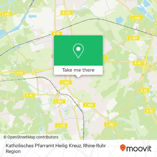 Katholisches Pfarramt Heilig Kreuz map