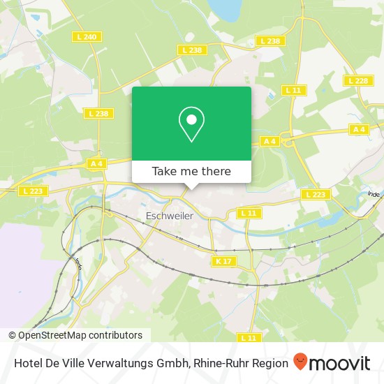 Hotel De Ville Verwaltungs Gmbh map