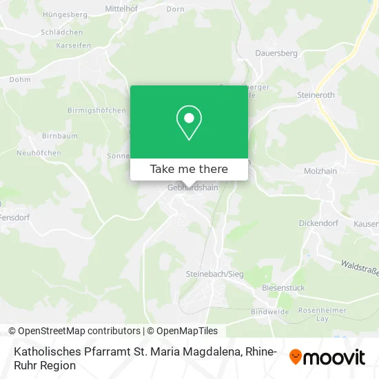 Карта Katholisches Pfarramt St. Maria Magdalena
