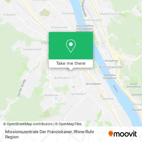 Карта Missionszentrale Der Franziskaner