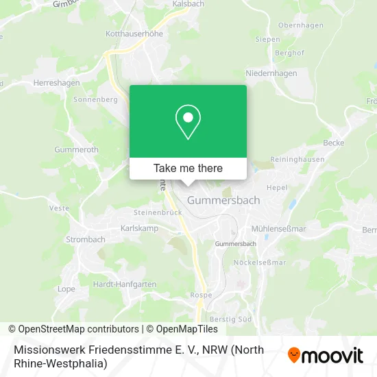Карта Missionswerk Friedensstimme E. V.