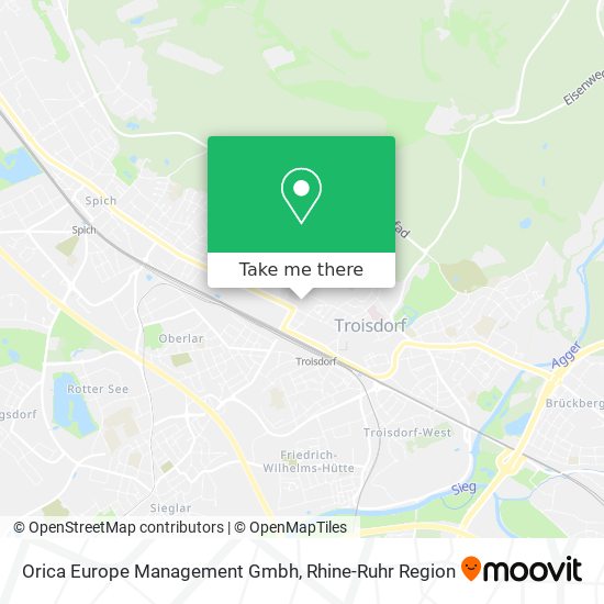 Orica Europe Management Gmbh map