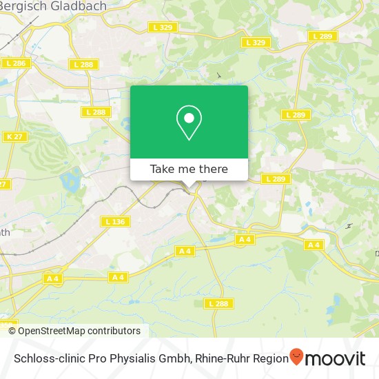 Карта Schloss-clinic Pro Physialis Gmbh