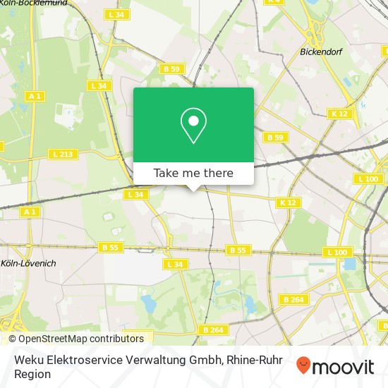 Weku Elektroservice Verwaltung Gmbh map