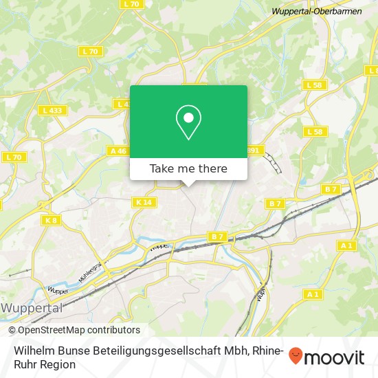 Карта Wilhelm Bunse Beteiligungsgesellschaft Mbh