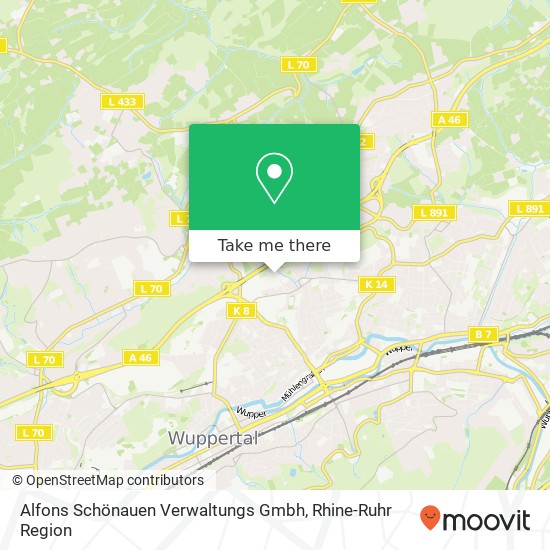 Alfons Schönauen Verwaltungs Gmbh map