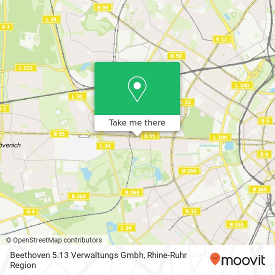 Карта Beethoven 5.13 Verwaltungs Gmbh