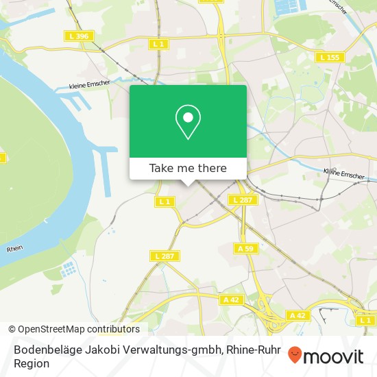 Bodenbeläge Jakobi Verwaltungs-gmbh map