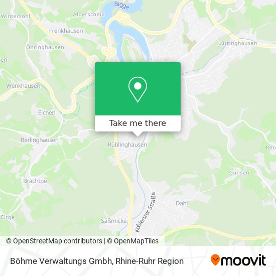 Böhme Verwaltungs Gmbh map